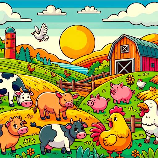 Friendly Farmyard Paint By Diamonds Art