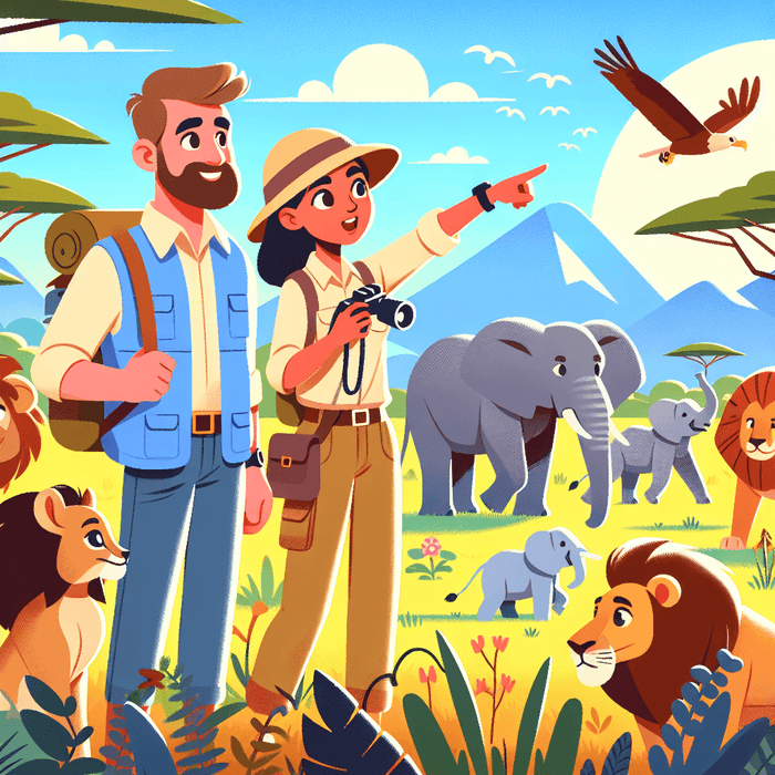 Wilderness Safari Trek Painting By Diamonds Kit