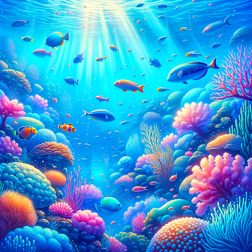 Underwater Utopia Painting Diamond Kit