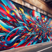 Vivid Urban Graffiti Painting By Diamonds Kit