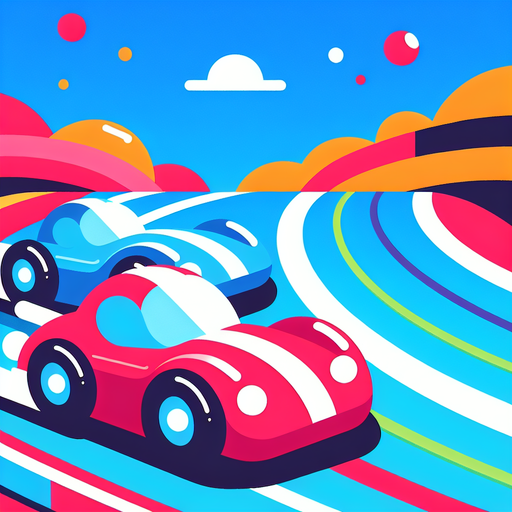 Dynamic Racing Cars Paint By Diamond