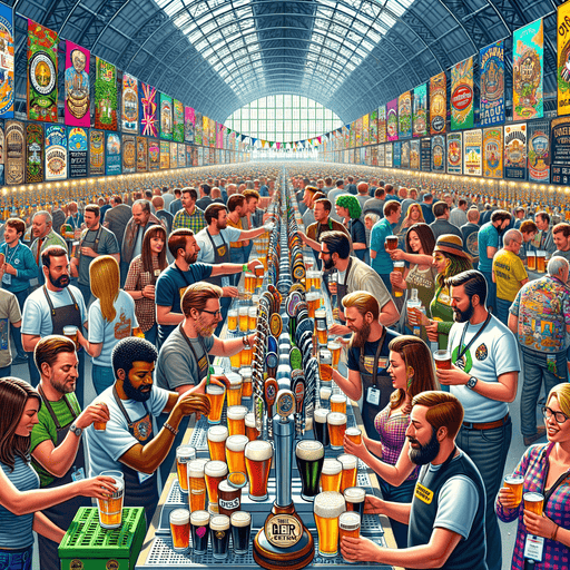 The Great British Beer Festival Painting By Diamonds Kit