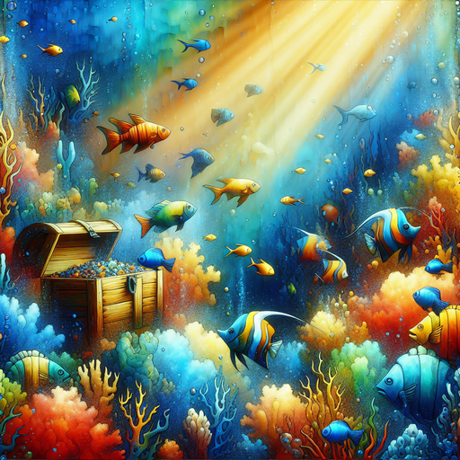 Undersea Treasure Diamonded Painting Kits