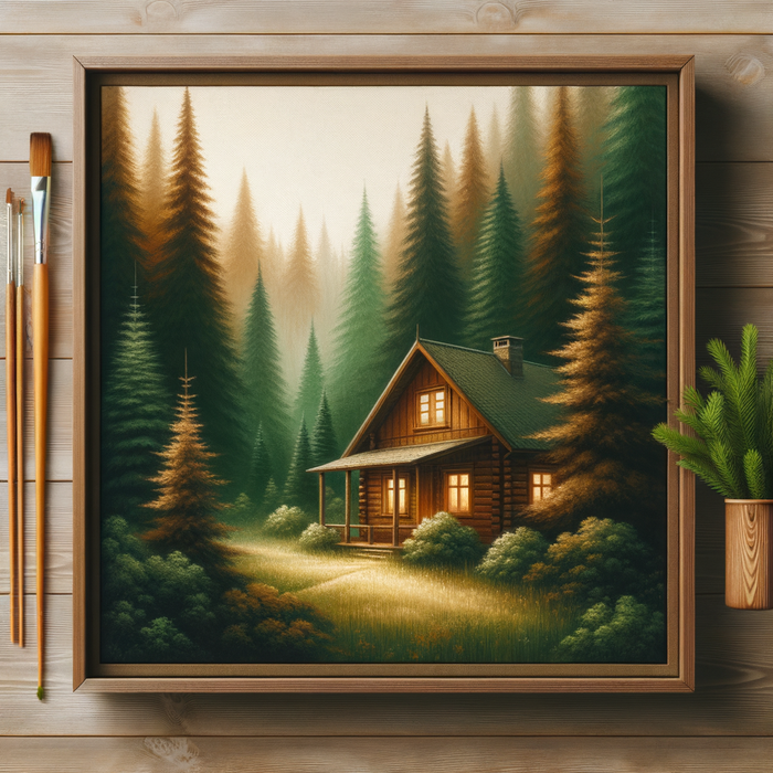 Rustic Cabin Retreat Paint By Color