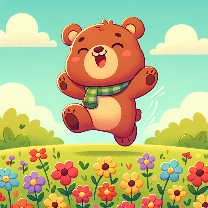 Bouncing Bear Diamond Painting