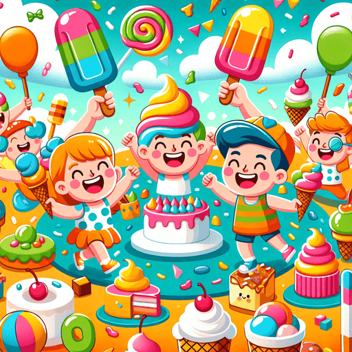 Delightful Ice Cream Land Paint By Diamonds