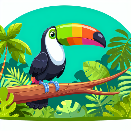 Tropical Toucan Jungle Diamond Painting