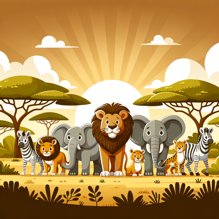 Safari Adventure Expedition Paint By Diamonds Kits