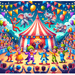 Charming Circus Fun Painting Diamond Kit