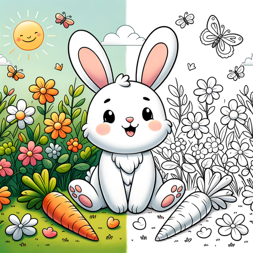 Sweet Bunny Paint By Diamonds Kits