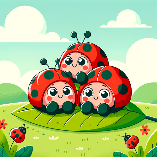 Lively Ladybug Family Painting Diamond Kit