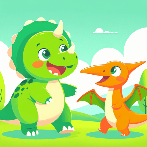 Dinosaur Friends Diamond Painting