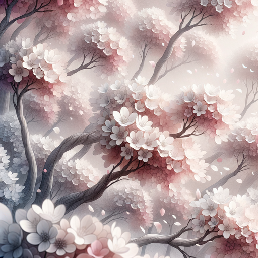 Cherry Blossom Delight Paint By Diamonds Kits