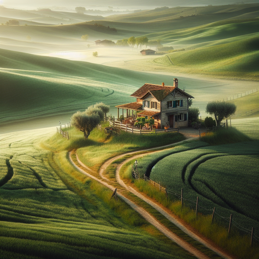 Rustic Farmhouse Morning Paint By Color