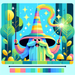 Wacky Wizard Quest Painting Diamond Kit
