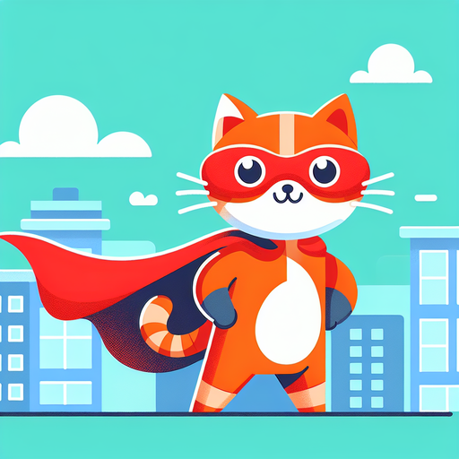 Superhero Cat Rescue Paint By Diamond