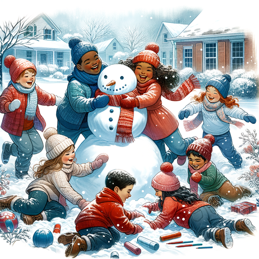 Frolic In The Snow Diamonded Painting Kits