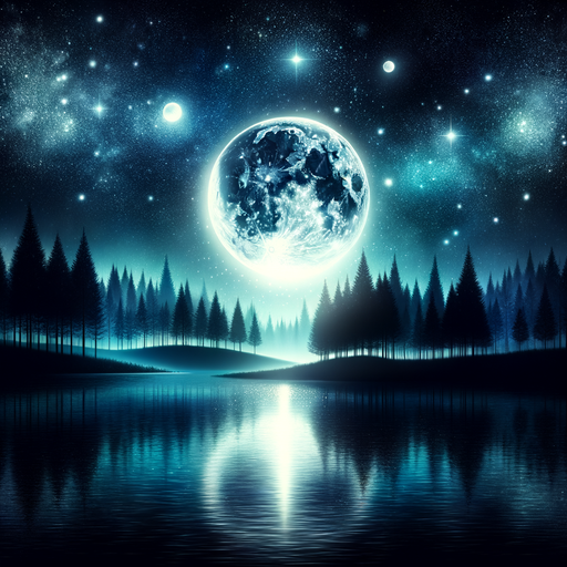 Celestial Moonlit Fantasy Diamonded Painting Kits