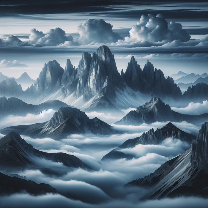 Misty Mountains Diamond Painting