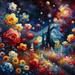 Floral Universe Diamond Painting