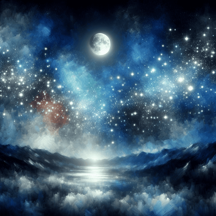 Dreamy Starry Nights Paint By Color