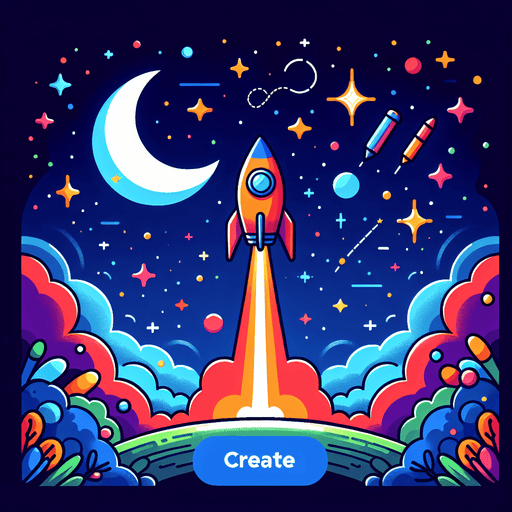 Rocket To The Moon Paint By Diamonds Art