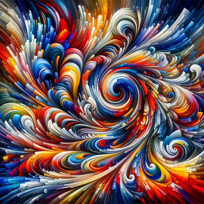 Dynamic Dance Of Colors Paint By Diamonds