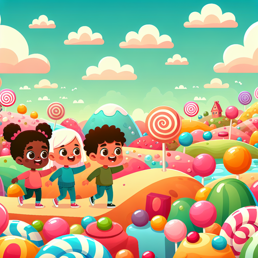 Journey To Candy Mountain Paint By Color