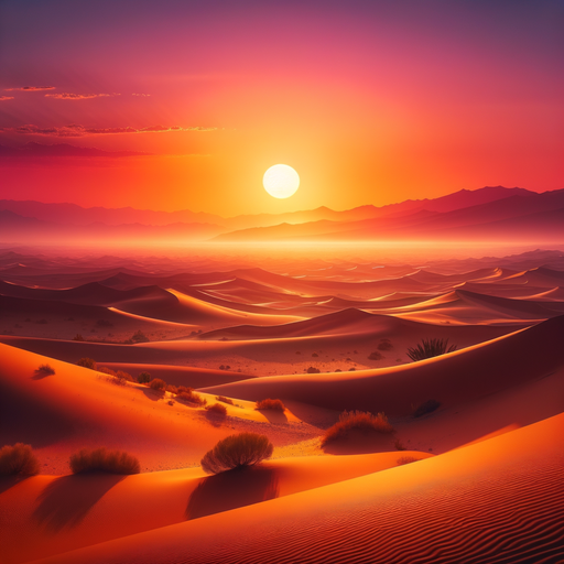 Enchanting Desert Sunset Paint By Diamonds