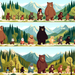 Mountain Safari With Curious Bears Paint By Diamond