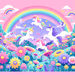 Mystical Unicorn Land Diamond Painting