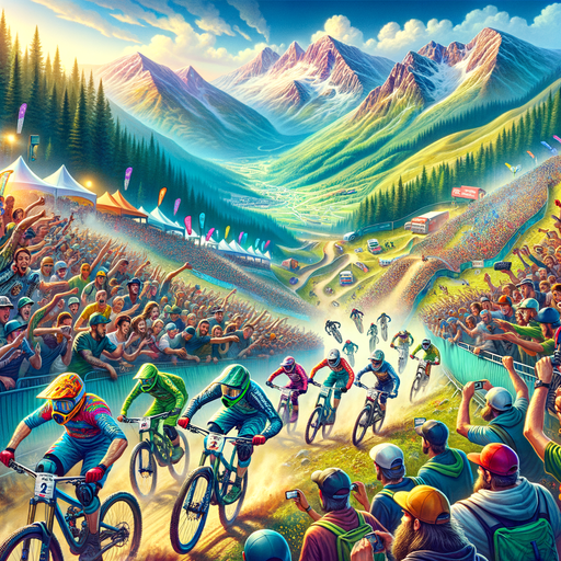 World Cup Of Mountain Biking Paint By Color