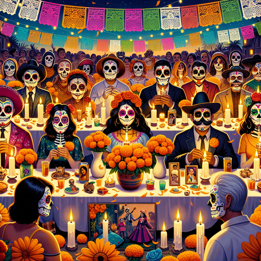 Day Of The Dead (Dia De Los Muertos) Paint By Diamond