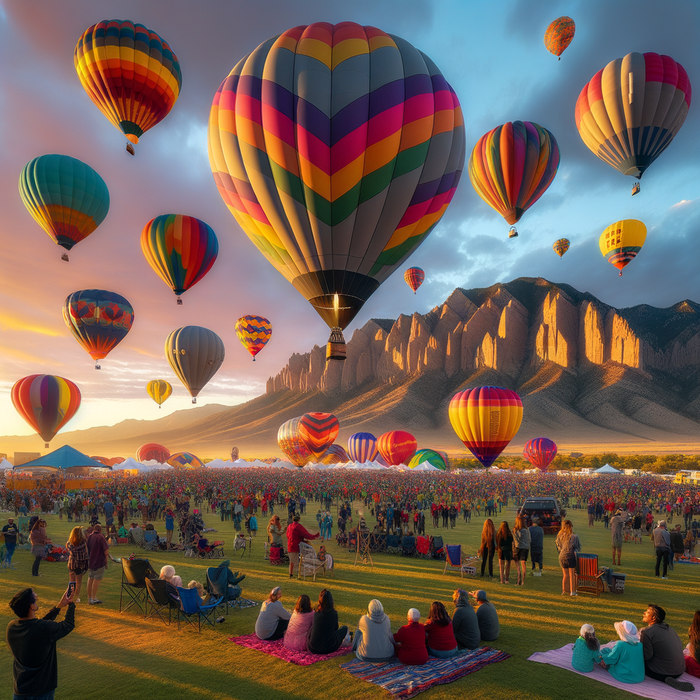 Albuquerque International Balloon Fiesta - New Mexico Paint By Diamond