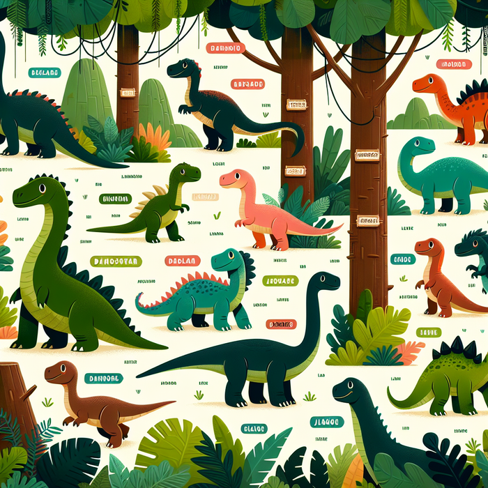 Dinosaur Jungle Quest Paint By Diamonds Art