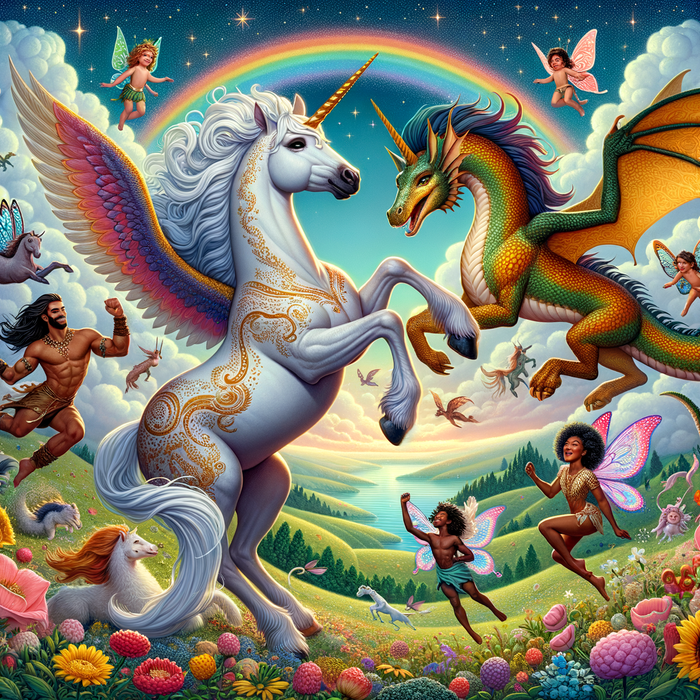 Magical Mythical Creatures 5D DIY Paint By Diamond Kit