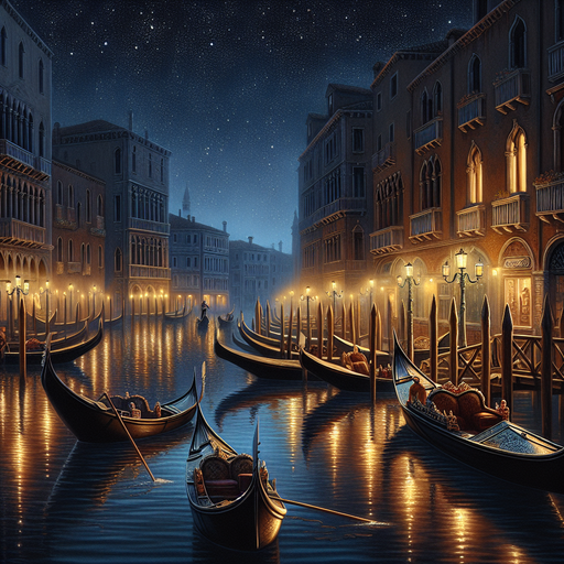 Romantic Venetian Night Paint By Diamond