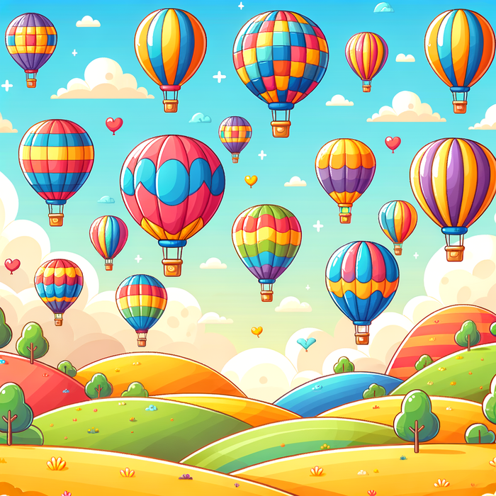 Charming Balloon Festival Painting Diamond Kit