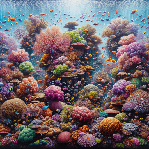 Pristine Coral Reef Vista Diamond Painting