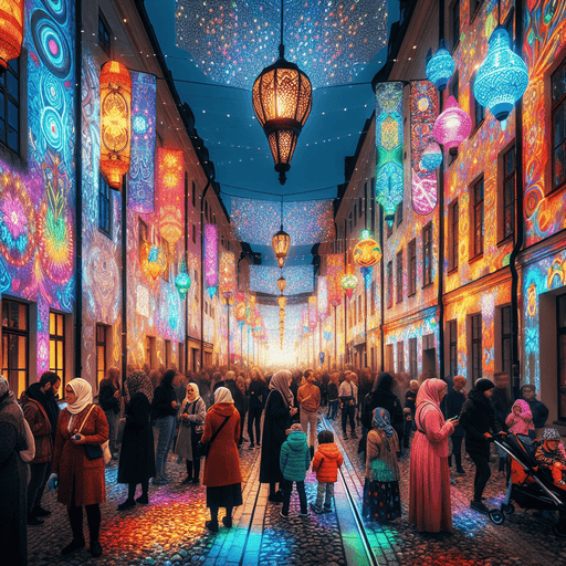 Norrköping Festival Of Lights Diamond Painting