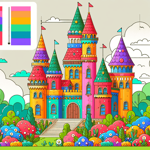 Magical Castle Dreamland Paint By Diamond