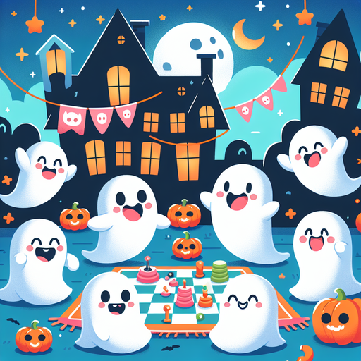 Giggly Ghost Friends Diamonded Painting Kits