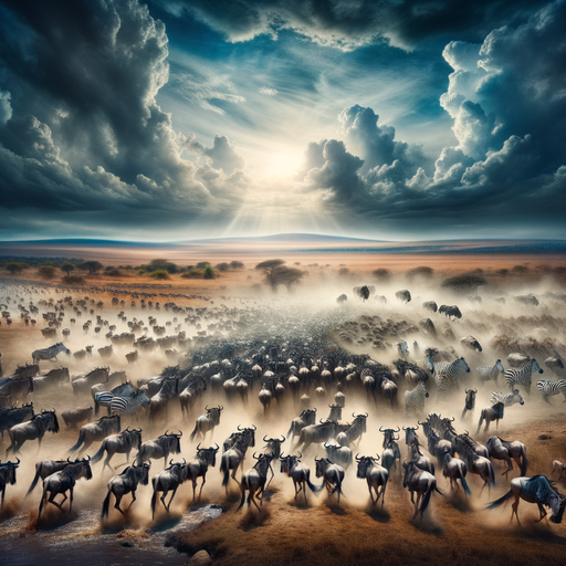 The Great Migration - Serengeti Paint By Diamonds Art