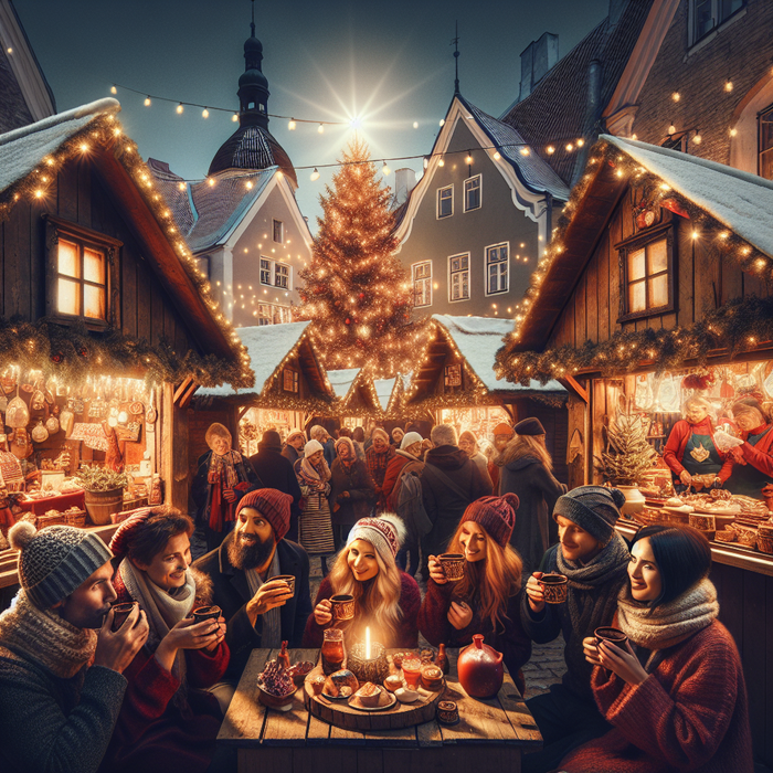 Tallinn Christmas Market DIY Paint By Diamonds