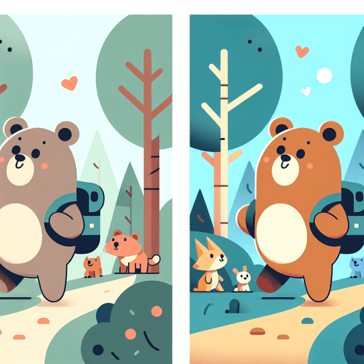 Cuddly Bear's Adventure Diamonded Painting Kits
