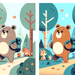 Cuddly Bear's Adventure Diamonded Painting Kits