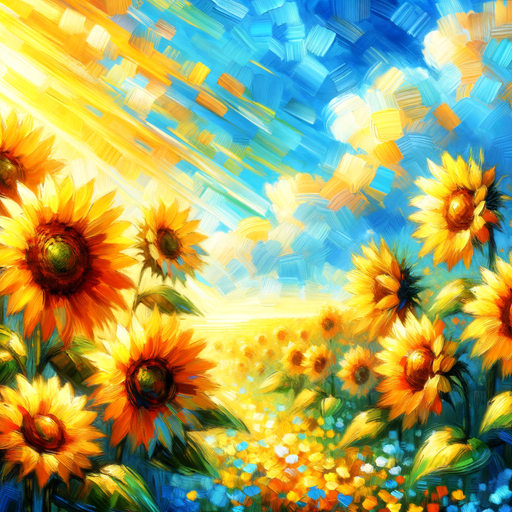 Radiant Sunflowers Painting By Diamonds Kit