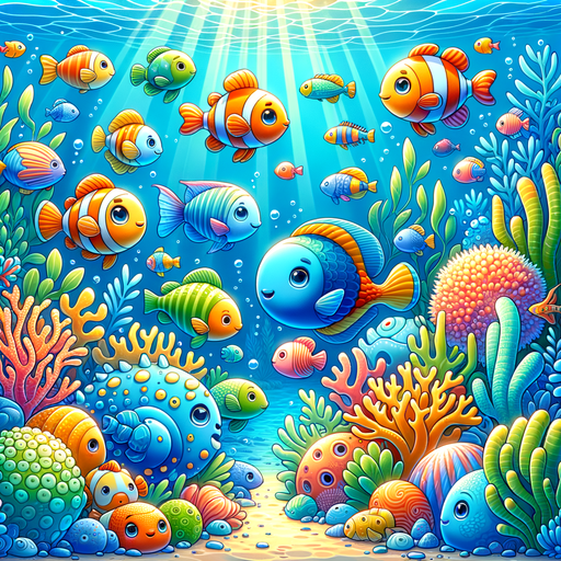 Charming Undersea Kingdom Paint By Diamonds Art