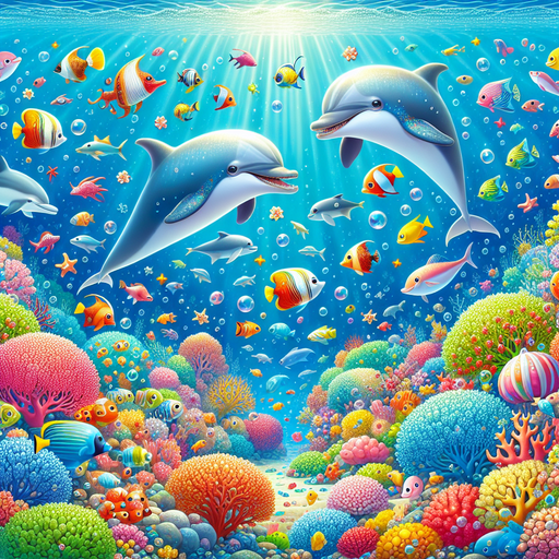 Charming Underwater Adventure Paint By Diamonds Kits