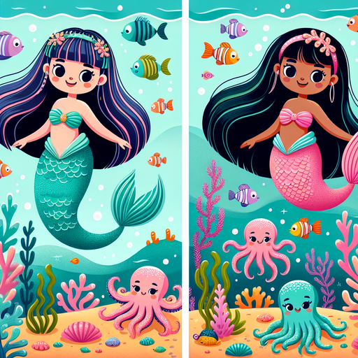 Mermaid's Lagoon Adventure Paint By Diamonds Art